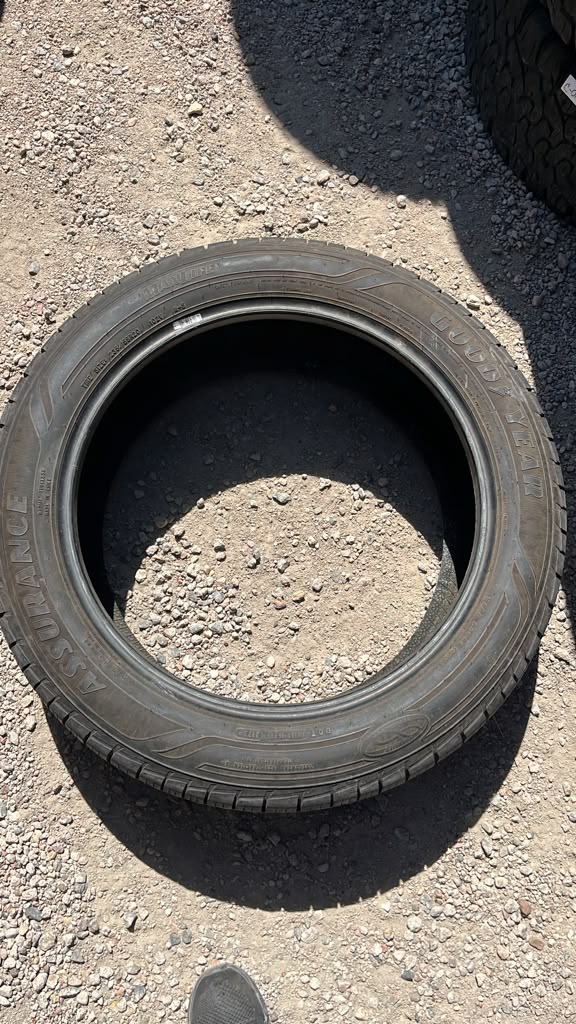 235/55R20 Pair (2 Used Tires) Goodyear Assurance