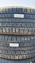 235/55R20 Pair (2 Used Tires) Goodyear Assurance