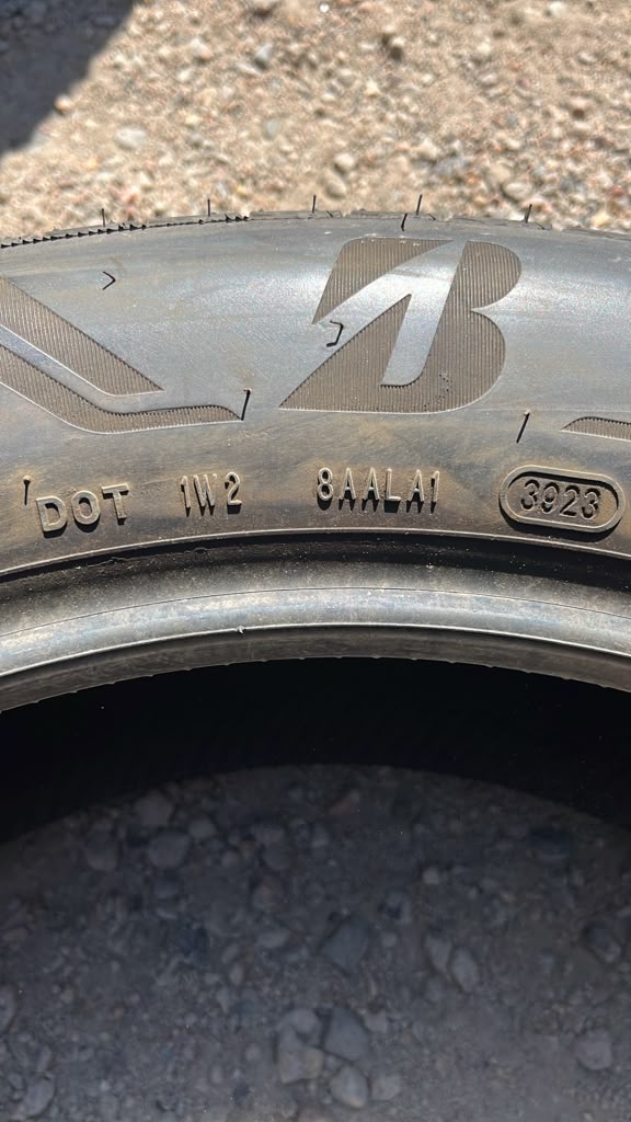 235/55R20 Pair (2 Used Tires) Bridgestone Alenza Sport