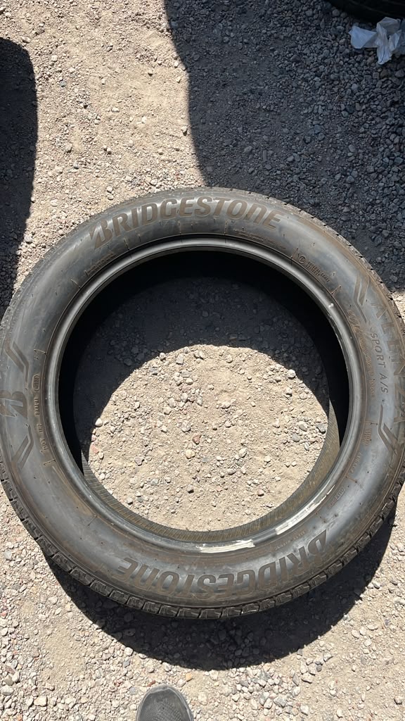235/55R20 Pair (2 Used Tires) Bridgestone Alenza Sport