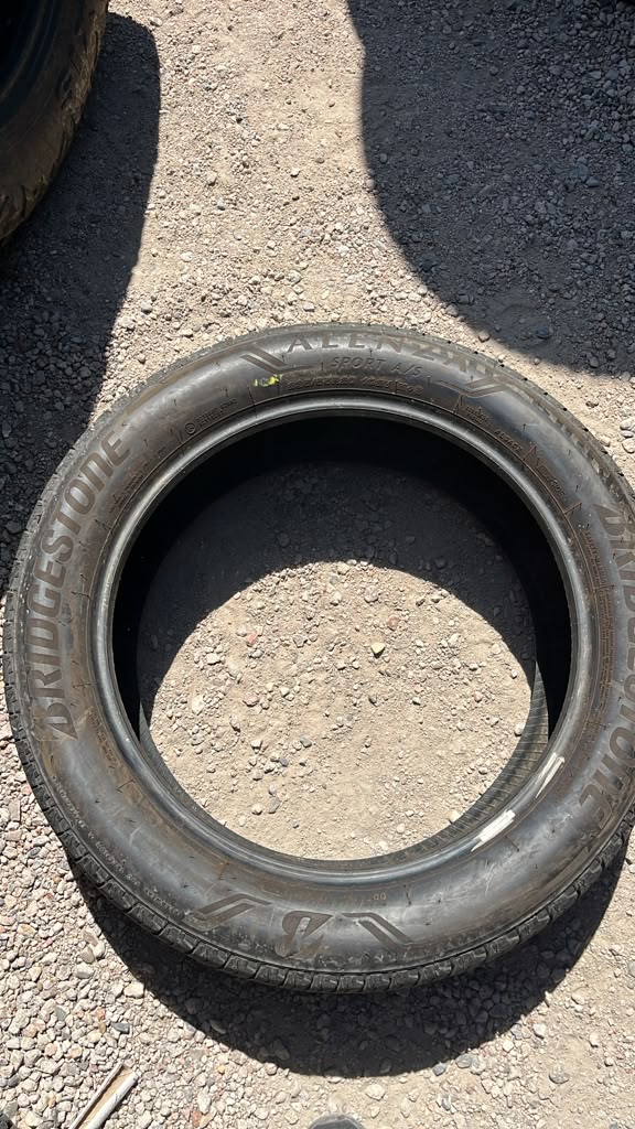 235/55R20 Pair (2 Used Tires) Bridgestone Alenza Sport