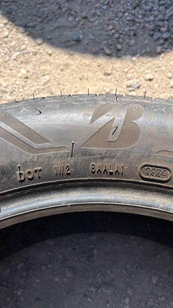 235/55R20 Pair (2 Used Tires) Bridgestone Alenza Sport