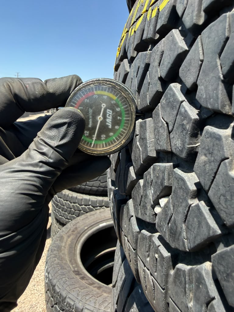 LT275/65R20 Set (4 Used Tires) Goodyear Wrangler Territory AT