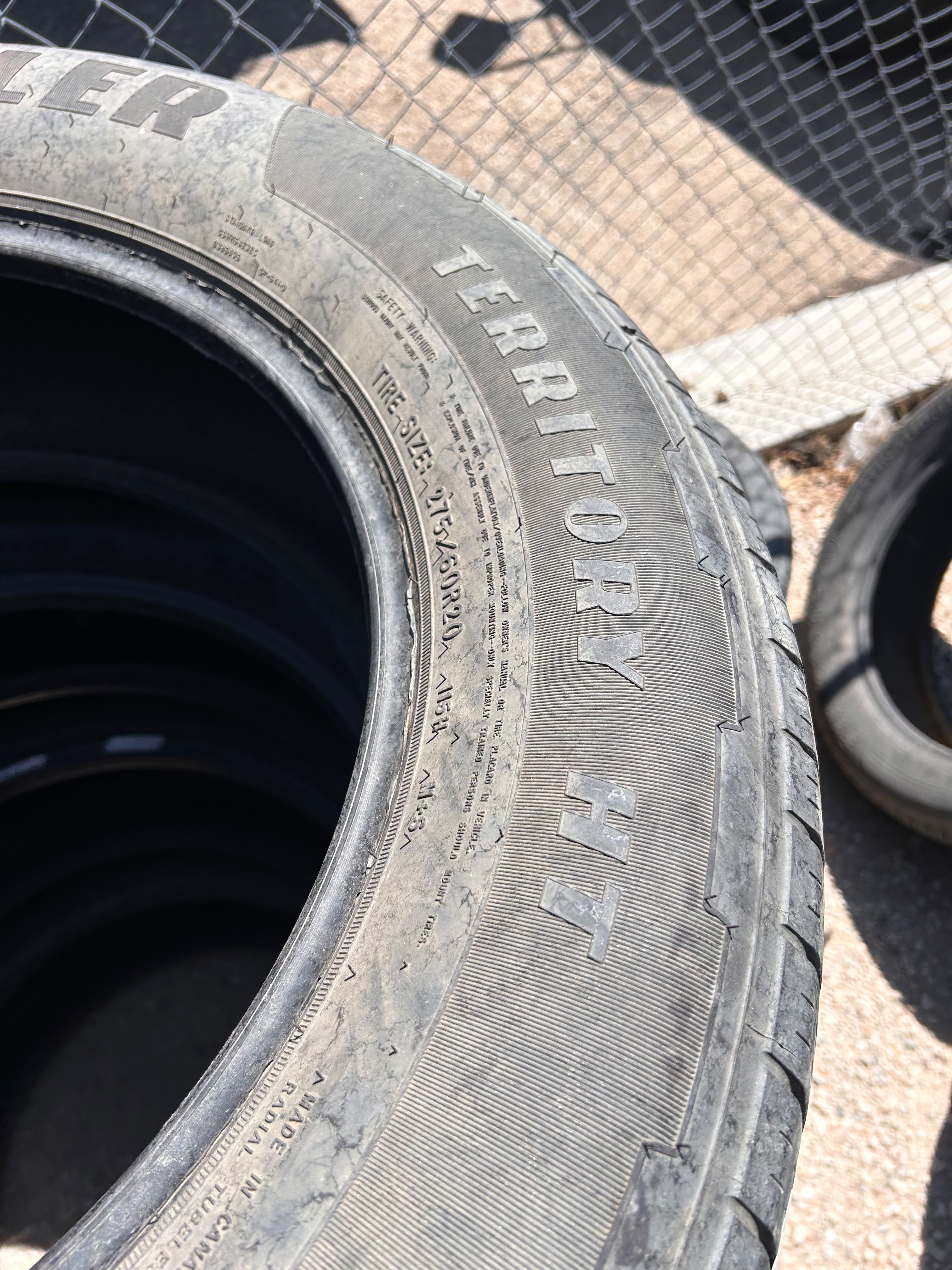 275/60R20 Pair (2 Like New Tires!!) Goodyear Wrangler Territory HT