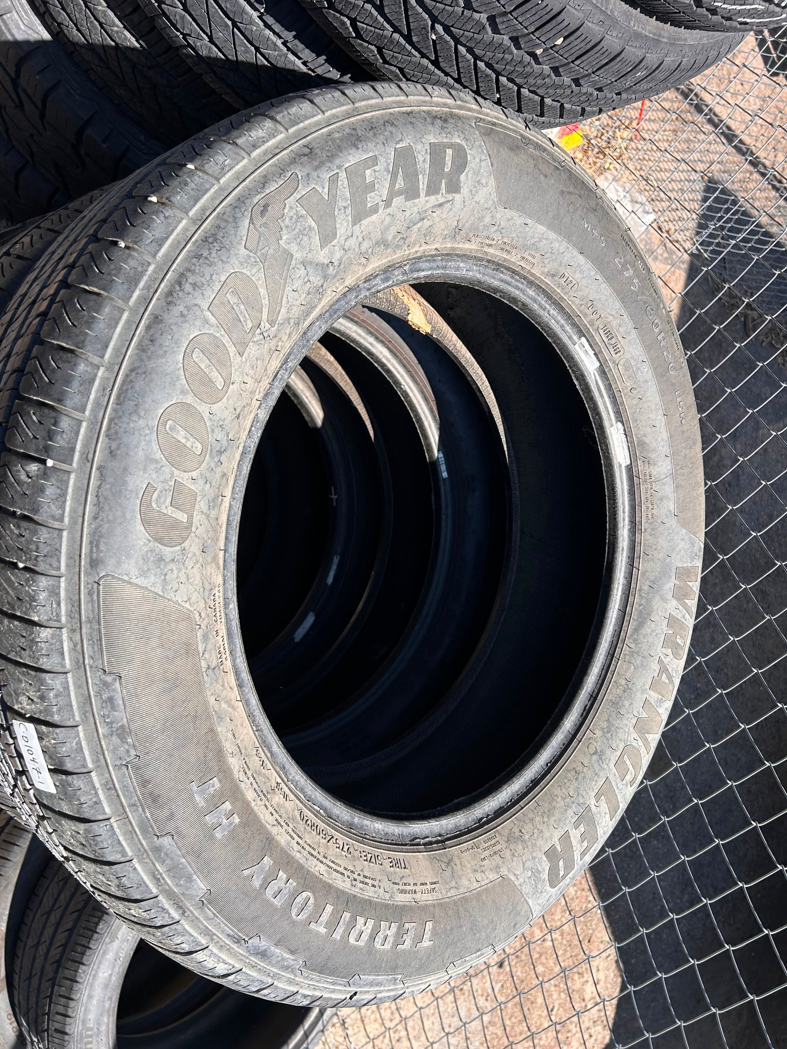 275/60R20 Pair (2 Like New Tires!!) Goodyear Wrangler Territory HT