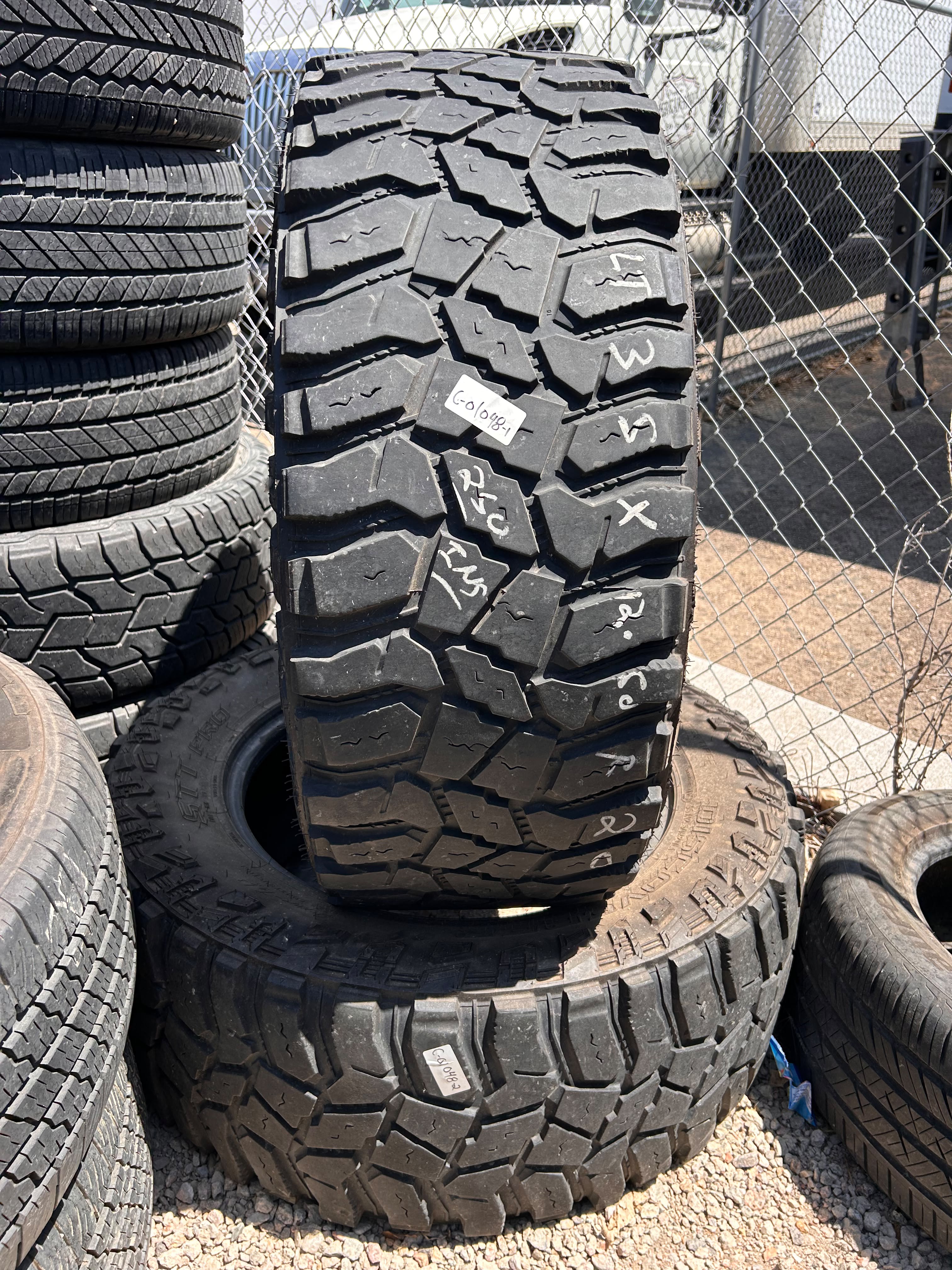 LT35X12.50R20 Pair (2 Used Tires) Cooper Discoverer STT Pro
