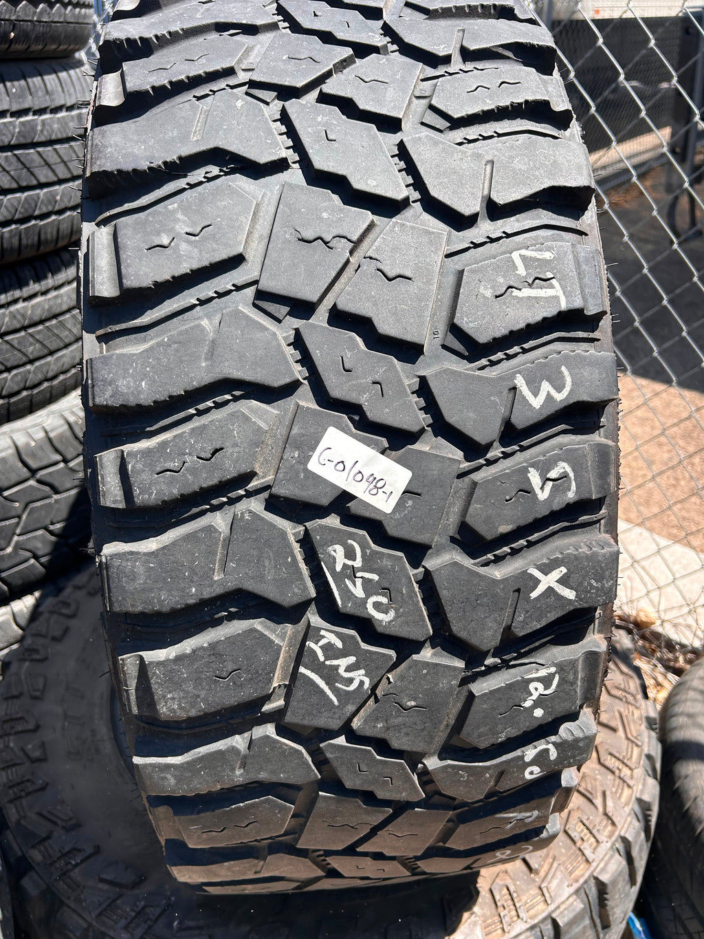 LT35X12.50R20 Pair (2 Used Tires) Cooper Discoverer STT Pro
