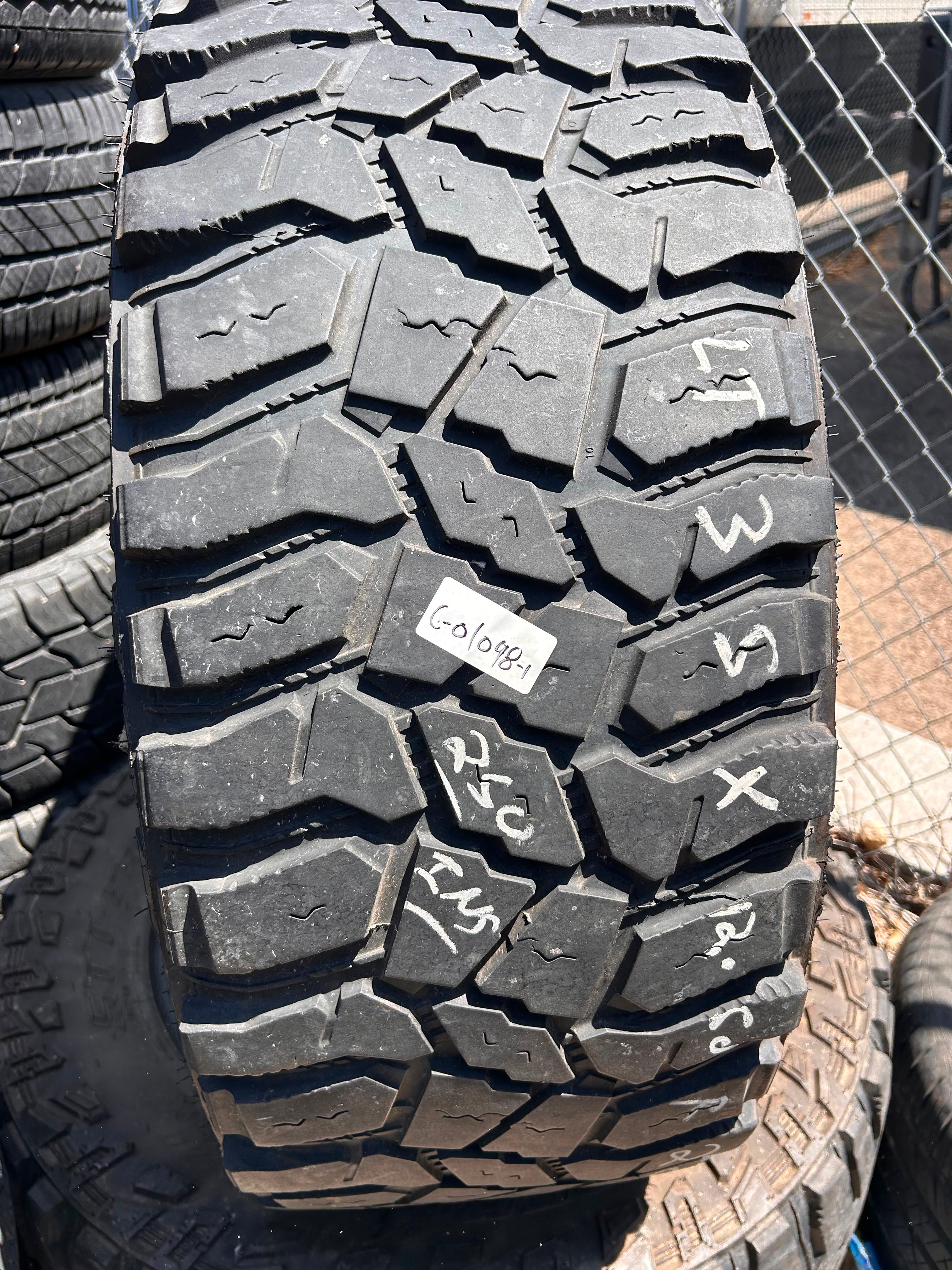 LT35X12.50R20 Pair (2 Used Tires) Cooper Discoverer STT Pro