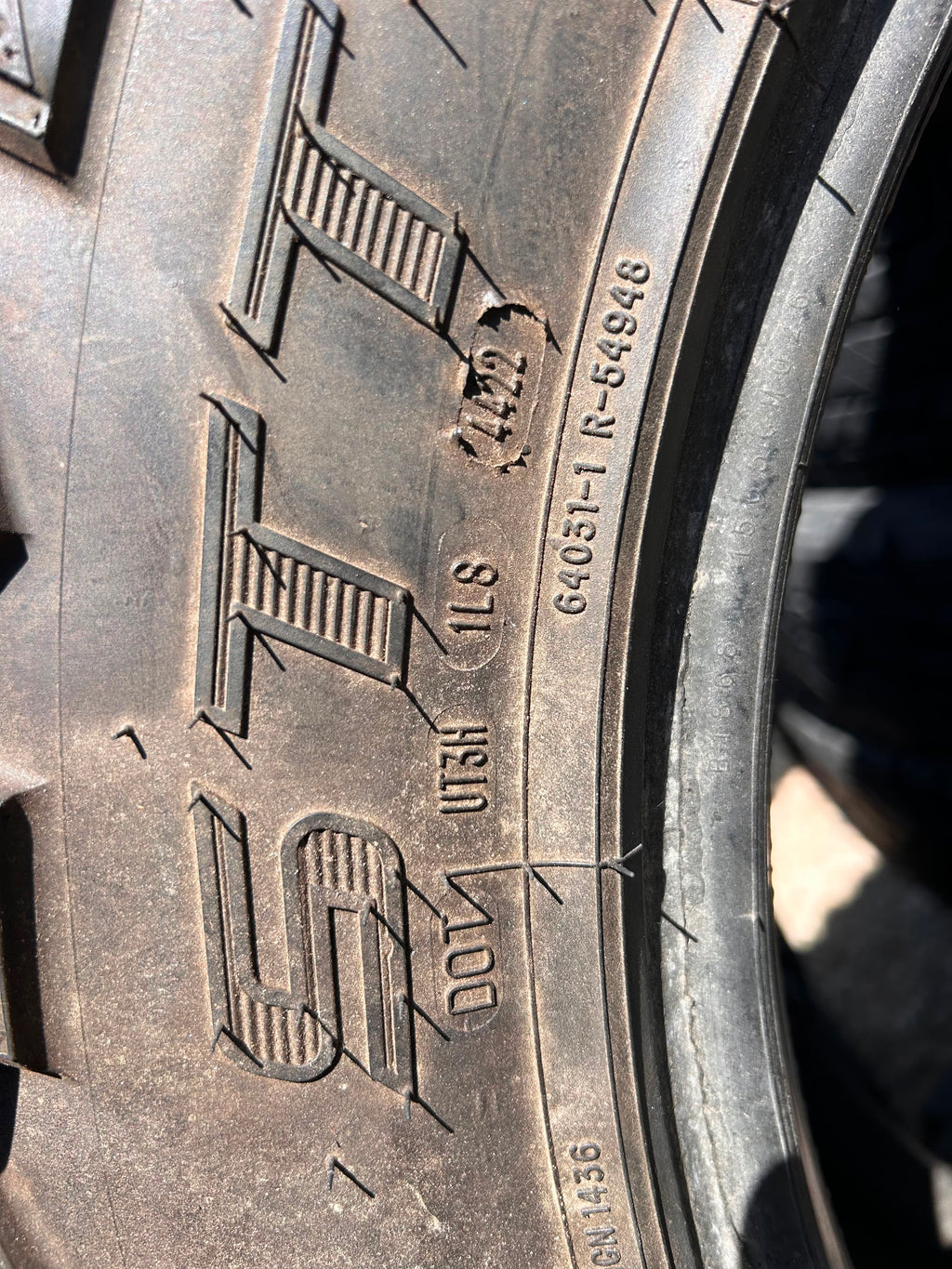 LT35X12.50R20 Pair (2 Used Tires) Cooper Discoverer STT Pro