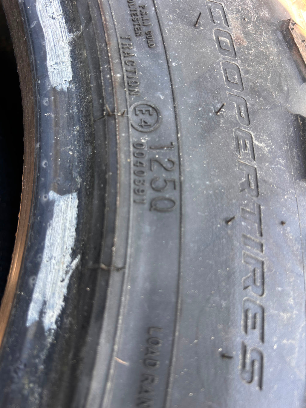 LT35X12.50R20 Pair (2 Used Tires) Cooper Discoverer STT Pro