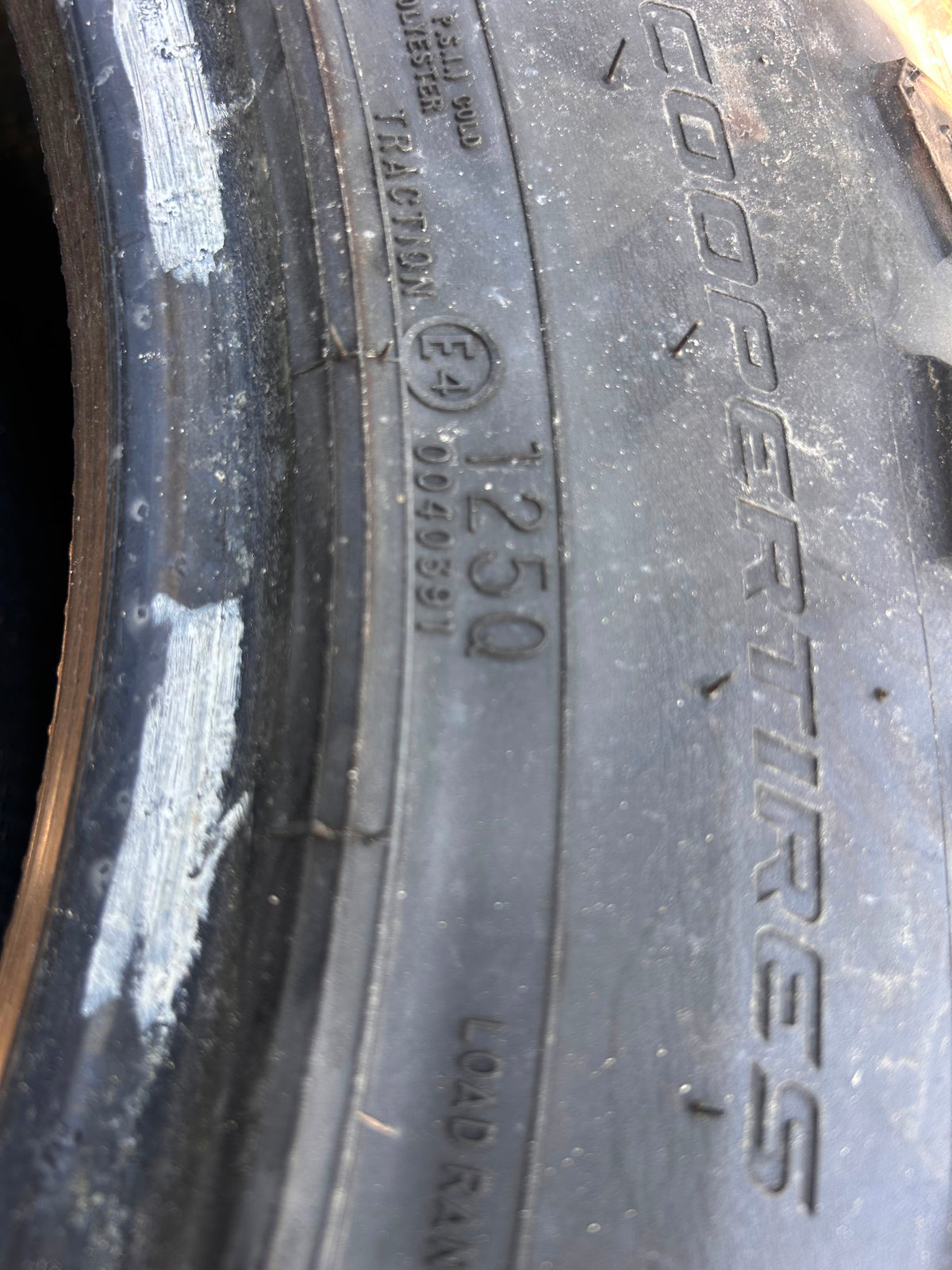 LT35X12.50R20 Pair (2 Used Tires) Cooper Discoverer STT Pro