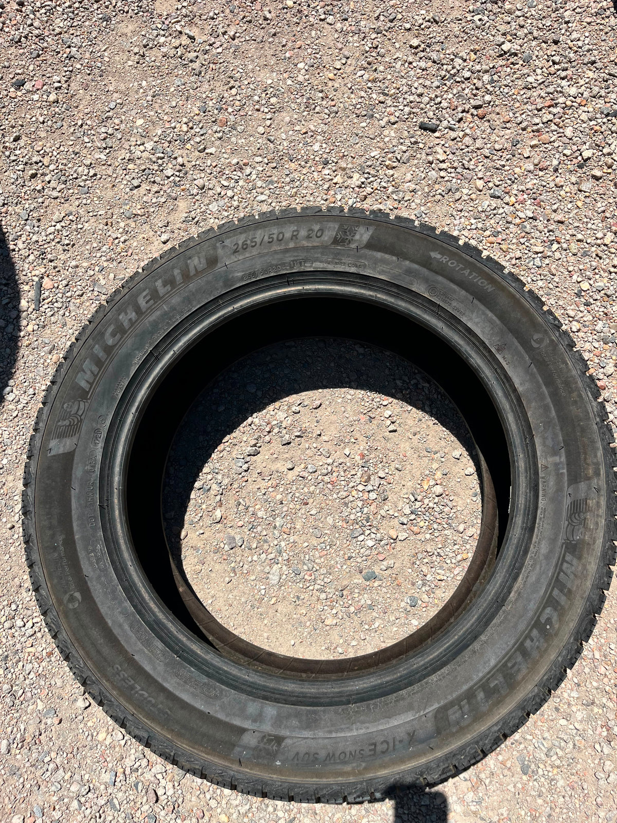 265/50R20 Pair (2 Used Tires) Michelin X-Ice
