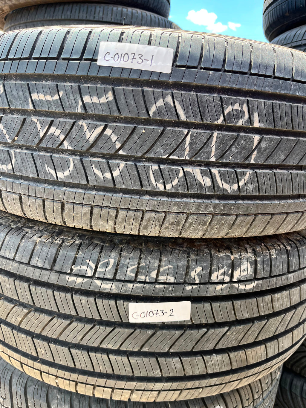 255/55R20 Pair (2 Used Tires) Michelin Primacy