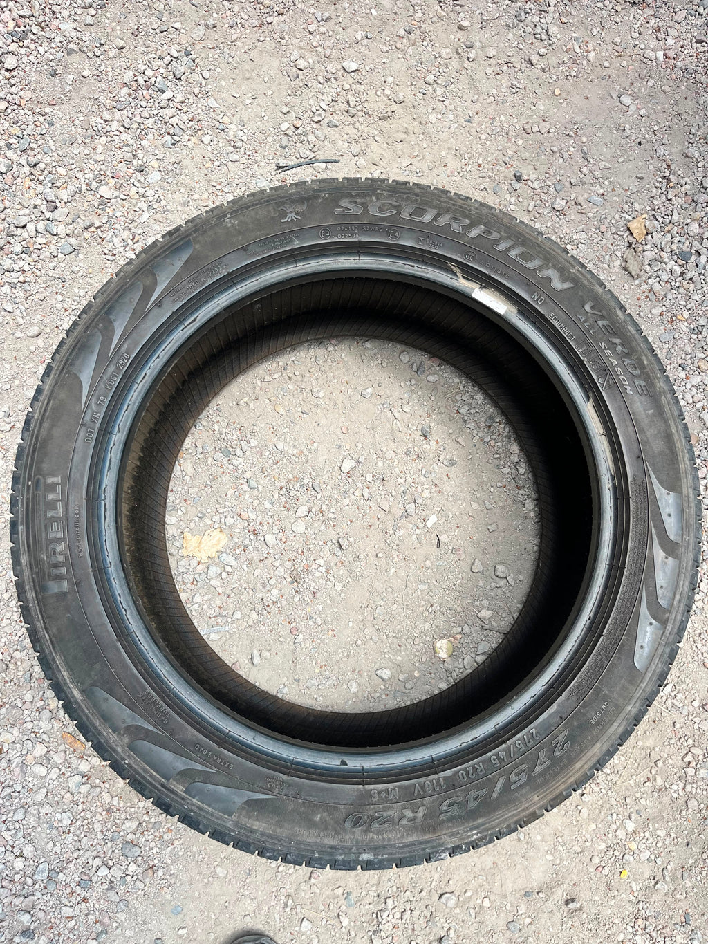 275/45R20 Pair (2 Used Tires) Pirelli Scorpion