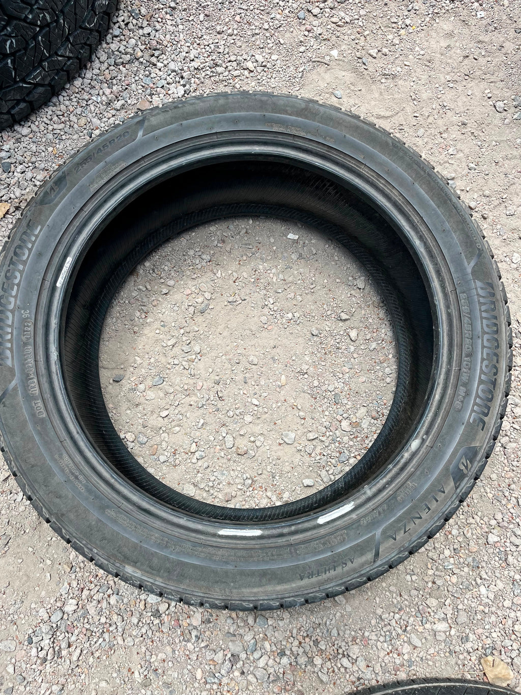 255/45R20 Pair (2 Used Tires) Bridgestone Alenza AS Ultra