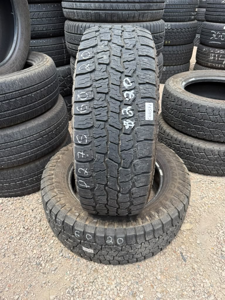 275/60R20 Pair (2 Used Tires) Mazama Open Range AT SQM-3