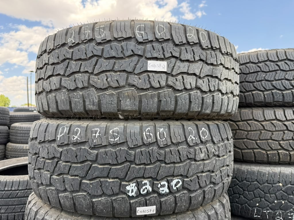 275/60R20 Pair (2 Used Tires) Mazama Open Range AT SQM-3