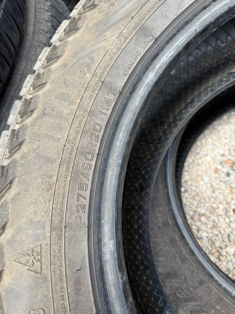 275/60R20 Pair (2 Used Tires) Mazama Open Range AT SQM-3