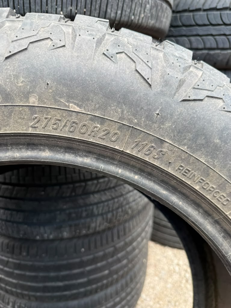 275/60R20 Pair (2 Used Tires) Maxxis Razr AT
