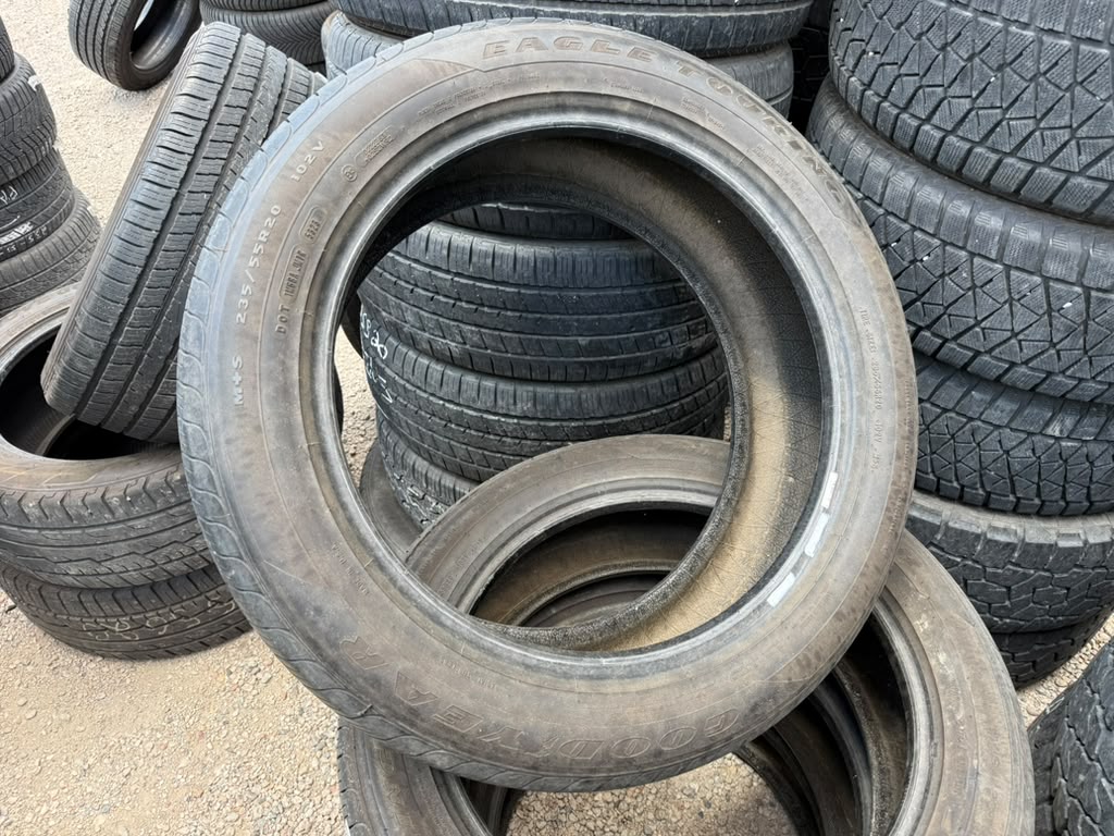 235/55R20 Set (4 Used Tires) Goodyear Eagle Touring