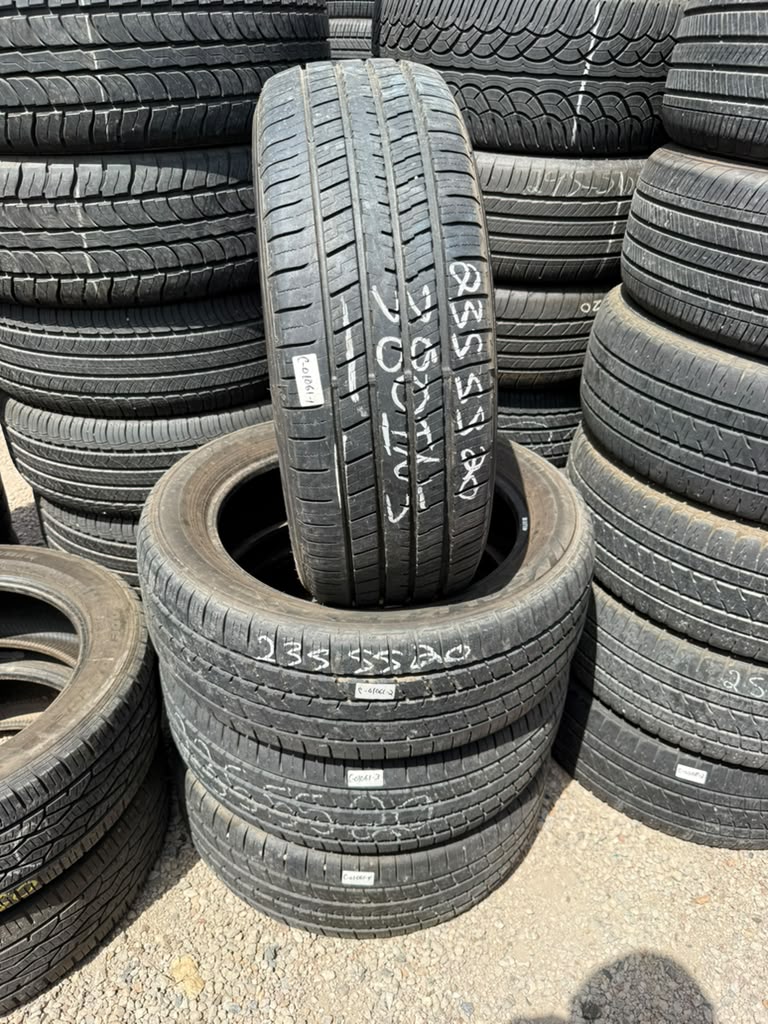 235/55R20 Set (4 Used Tires) Falken Pro G5 CSV