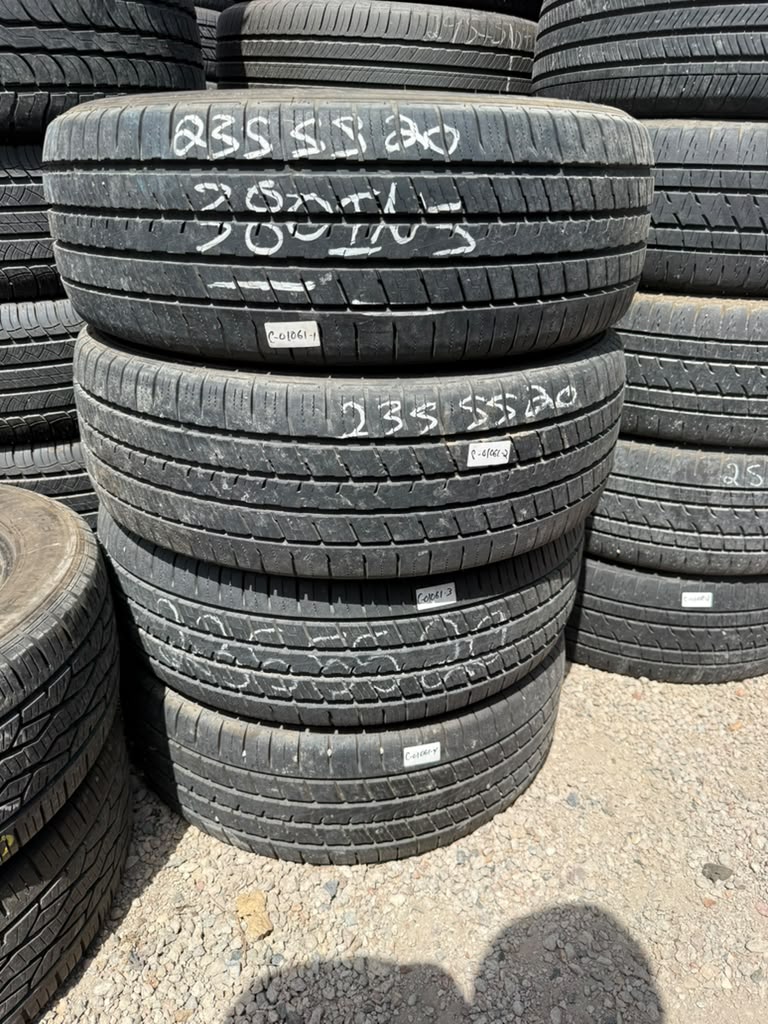 235/55R20 Set (4 Used Tires) Falken Pro G5 CSV