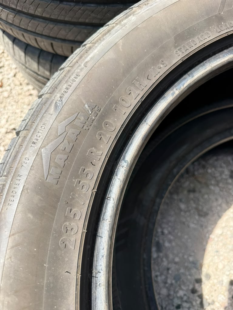 235/55R20 Pair (2 Used Tires) Mazama Open Range HT5
