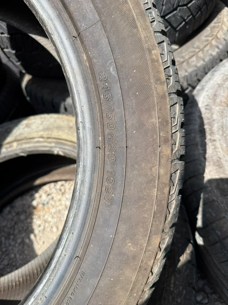 245/50R20 Pair (2 Used Tires) Yokohama YK-CTX