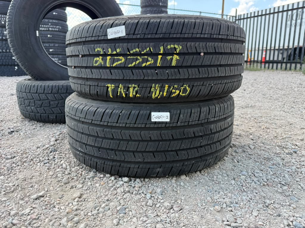 215/55R17 Pair (2 Used Tires) Arizonian Silver Edition