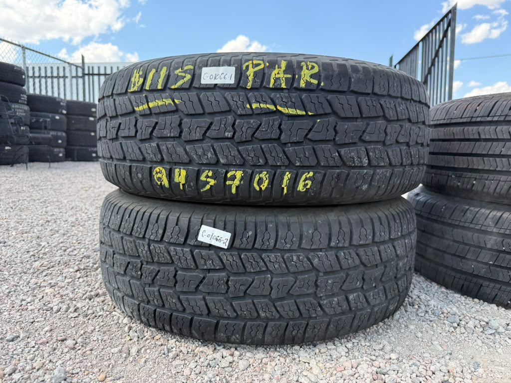 245/70R16 Pair (2 Used Tires) Mesa AP3