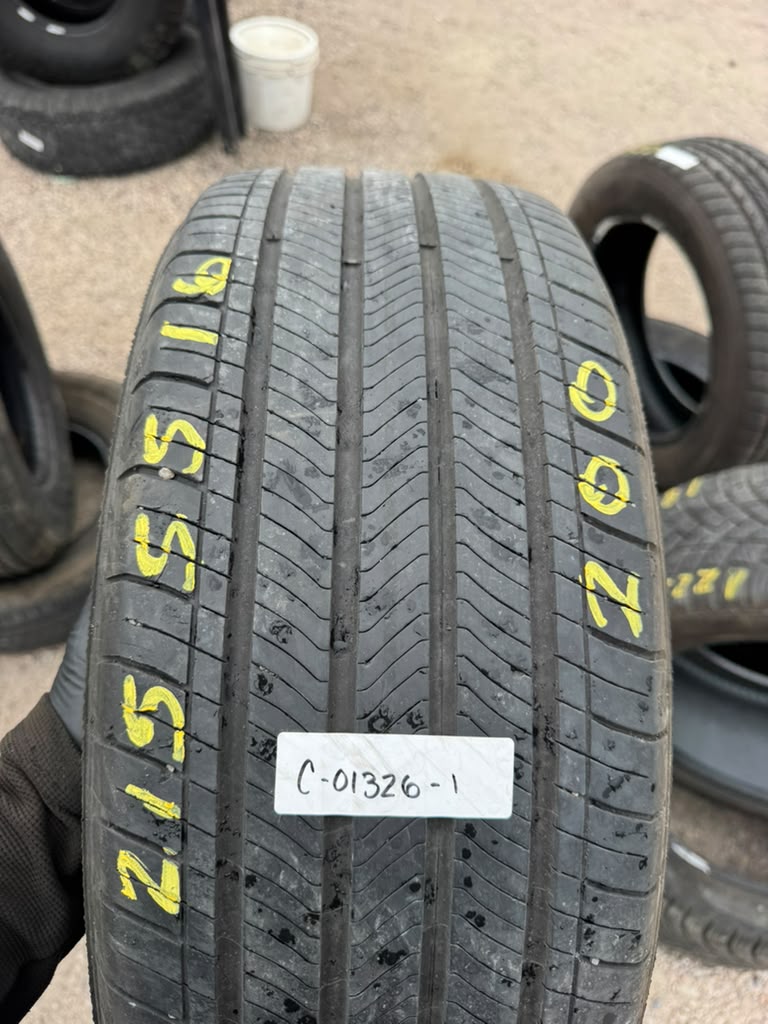 215/55R16 Set (4 Used Tires) Michelin Energy Saver