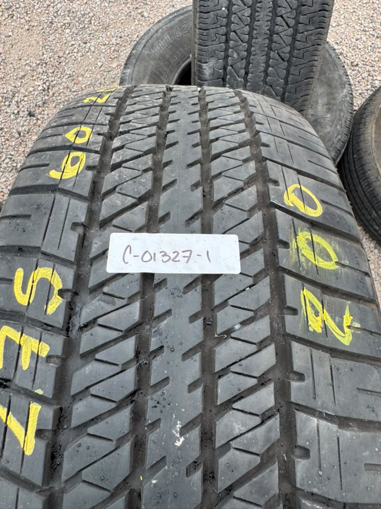 275/60R20 Pair (2 Used Tires) Bridgestone Dueler H/T