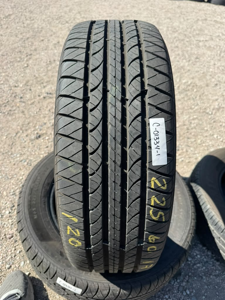 225/60R17 Pair (2 Used Tires) Douglas Touring