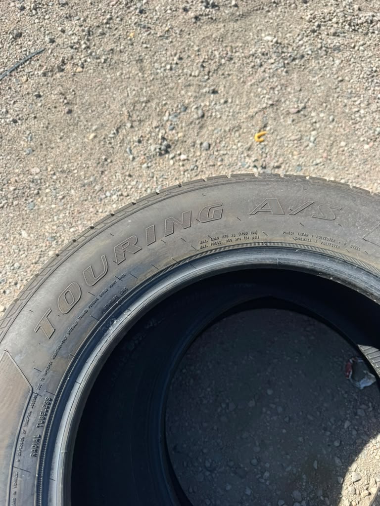 225/60R17 Pair (2 Used Tires) Douglas Touring