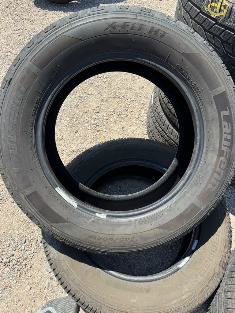 245/60R18 Set (4 Used Tires) Laufenn X Fit HT