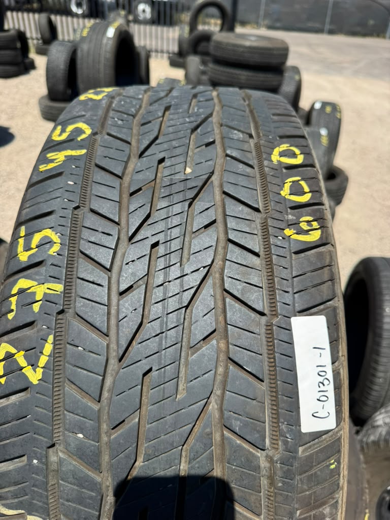 275/45R22 Set (4 Used Tires) Continental Cross Contact LX20