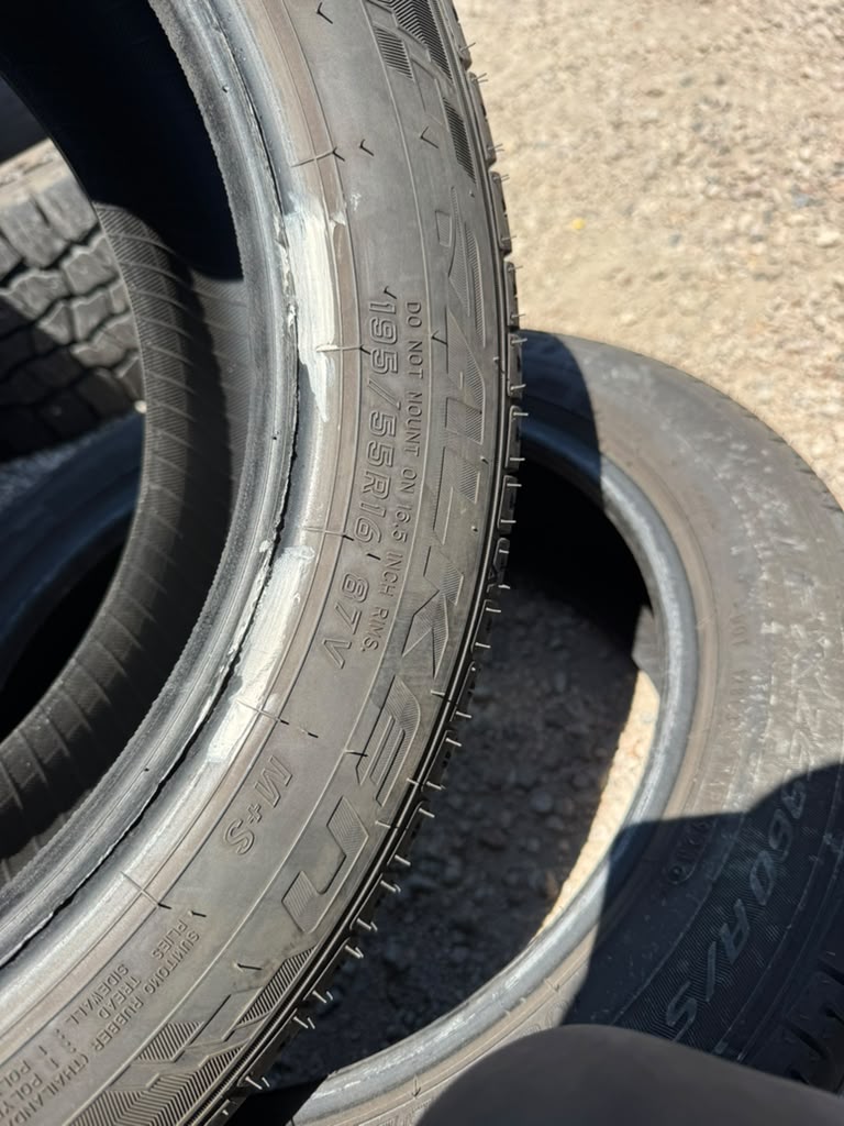 195/55R16 Pair (2 Used Tires) Falken ZIEX ZE960