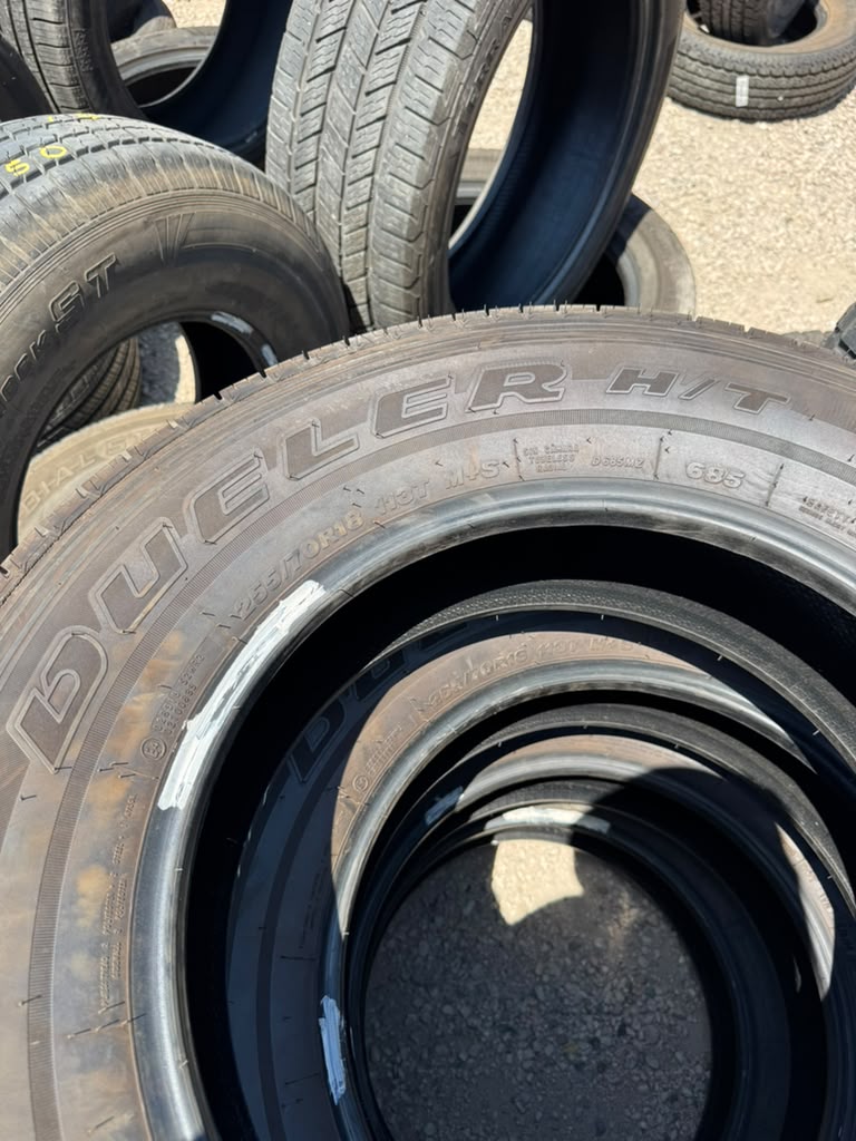 255/70R18 Set (4 Like New Tires!!) Bridgestone Dueler H/T