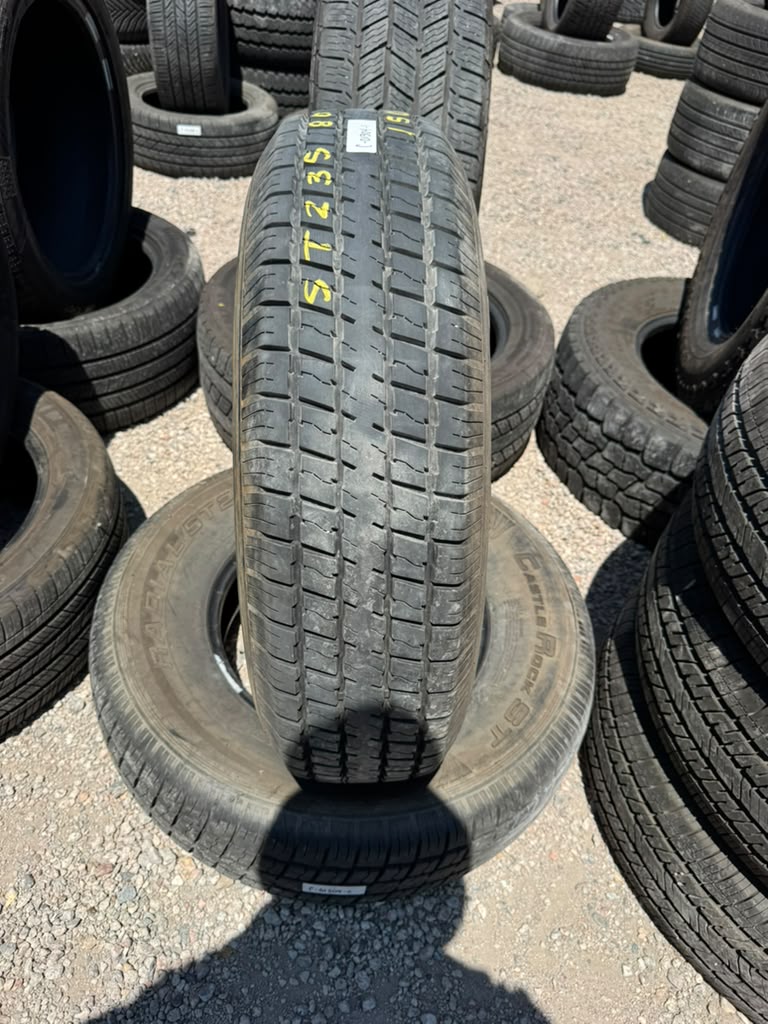 ST235/80R16 Pair (2 Used Tires) Castle Rock ST Radial ST226