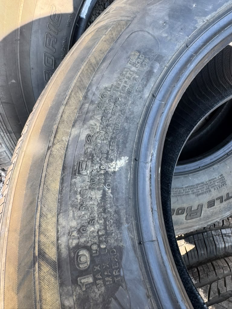 ST235/80R16 Pair (2 Used Tires) Castle Rock ST Radial ST226