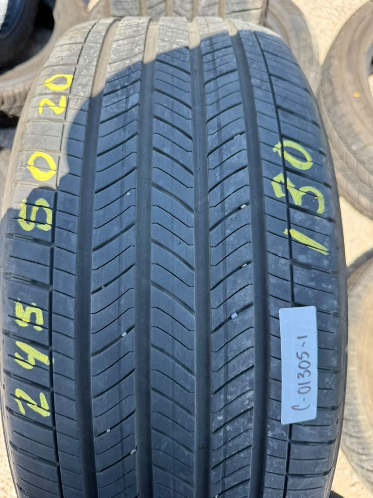 245/50R20 Pair (2 Used Tires) Michelin Primacy LTX