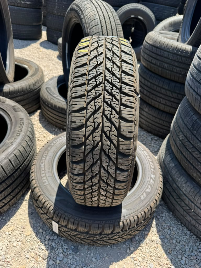 185/60R15 Pair (2 Used Tires) Goodyear UltraGrip Winter
