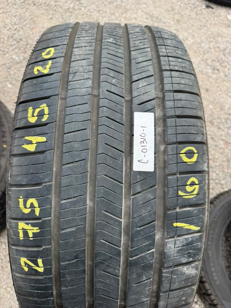 275/45R20 Pair (2 Used Tires) Nexen N5000 Platinum