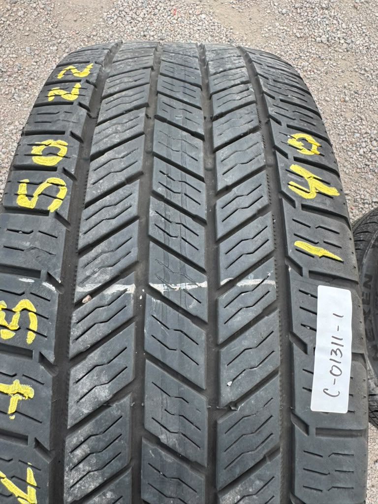 275/50R22 Pair (2 Used Tires) Continental Terrain Contact