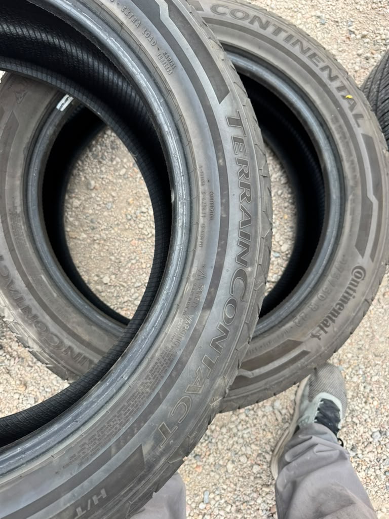 275/50R22 Pair (2 Used Tires) Continental Terrain Contact