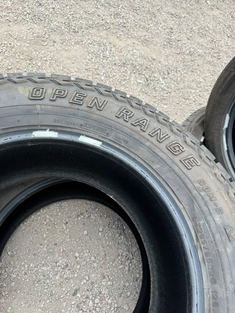 LT295/65R20 Pair (2 Used Tires) Mazama Open Range SQM-3