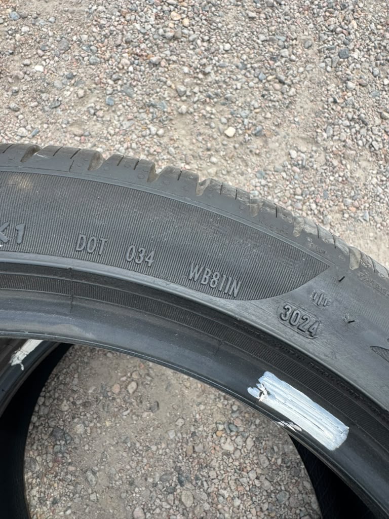 235/45R18 Pair (2 Used Tires) Pirelli P Zero