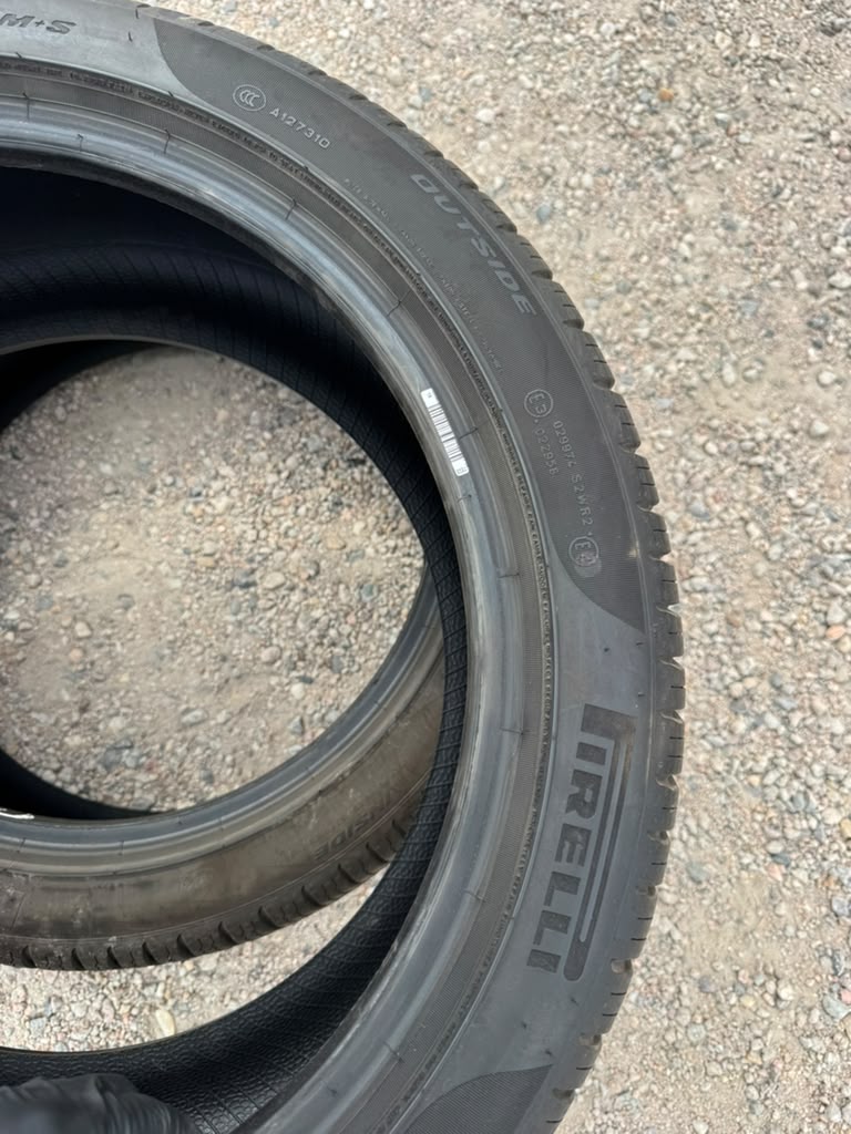 235/45R18 Pair (2 Used Tires) Pirelli P Zero