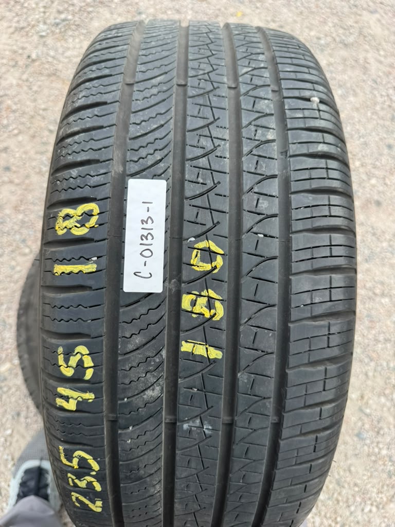 235/45R18 Pair (2 Used Tires) Pirelli P Zero