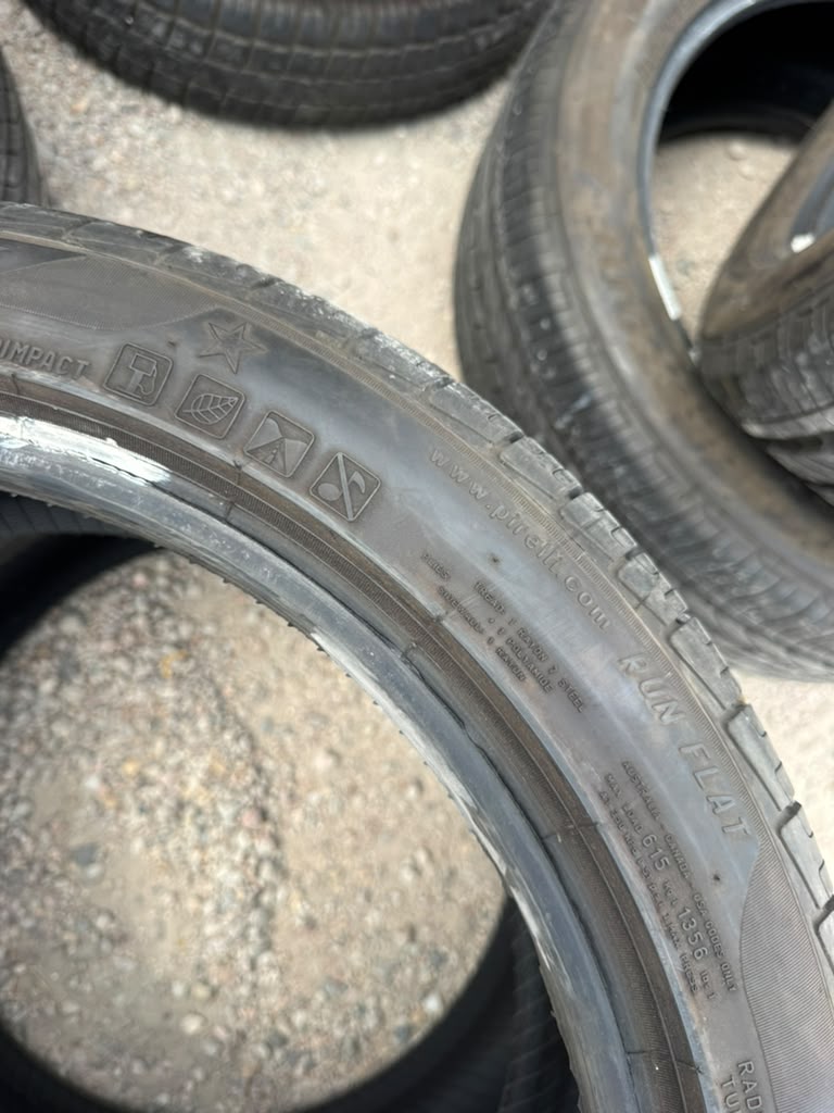 225/45R18 Pair (2 Used Tires) Pirelli Cinturato P7